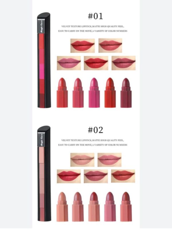 5 in 1 Lipstick Pen Huda Beauty