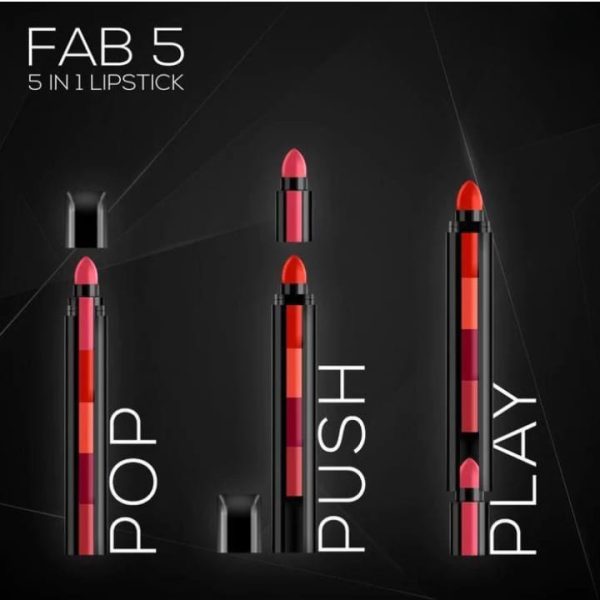 5 in 1 Lipstick Pen Huda Beauty