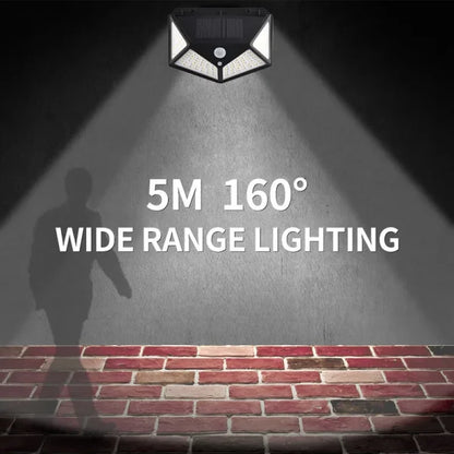 Led Solar Lights Outdoor Lighting Wireless Motion Sensor Lights Ip65 Waterproof 270°wide Angle Security Wall Lights With 3 Modes For Yard Stairs Garage Fence Porch